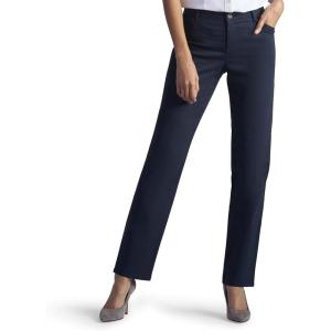 Lee Women’s Petite Relaxed Fit All Day Straight Leg Pant(Imperial Blue)