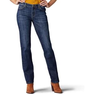 Lee Women’s Petite Relaxed Fit Straight Leg Jean(Bewitched)