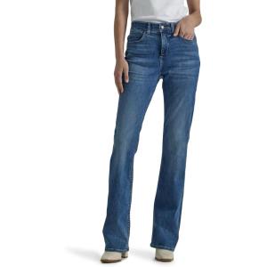 Lee Womens Petite Ultra Lux Comfort with Flex Motion Bootcut Jean(Indigo Facet)