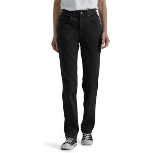 Lee Womens Petite Ultra Lux Comfort with Flex Motion Straight Leg Jean(Midnight Bloom)