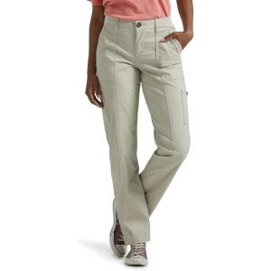 Lee Womens Petite Ultra Lux Comfort with Flex-to-go Utility Pant(Salina Stone)