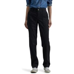 Lee Womens Petite Ultra Lux Comfort with Flex-to-go Utility Pant(Unionall Black)