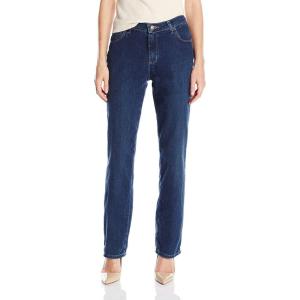 Lee Women’s Relaxed Fit Straight Leg Jean(Authentic Nile)