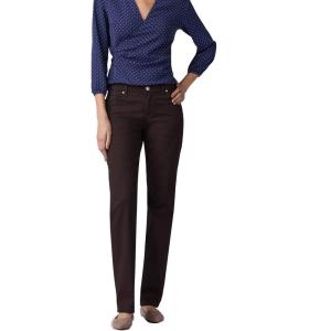 Lee Women’s Relaxed Fit Straight Leg Jean(Mahogany)