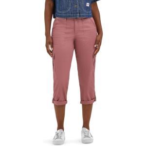 Lee Women’s Ultra Lux Comfort with Flex-to-Go Cargo Capri Pant(Henna)