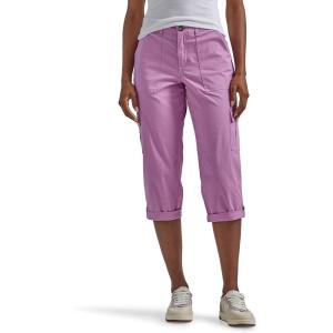 Lee Women’s Ultra Lux Comfort with Flex-to-Go Cargo Capri Pant(Pansy)