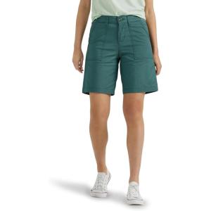 Lee Womens Ultra Lux Comfort with Flex-to-go Utility Bermuda Short(Evergreen)