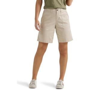 Lee Womens Ultra Lux Comfort with Flex-to-go Utility Bermuda Short(Greige)
