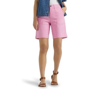 Lee Womens Ultra Lux Comfort with Flex-to-go Utility Bermuda Short(Sugar Lilac)