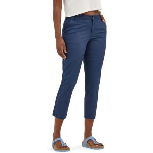 Lee Womens Wrinkle Free 23″ Capri Pant(Mood Indigo)