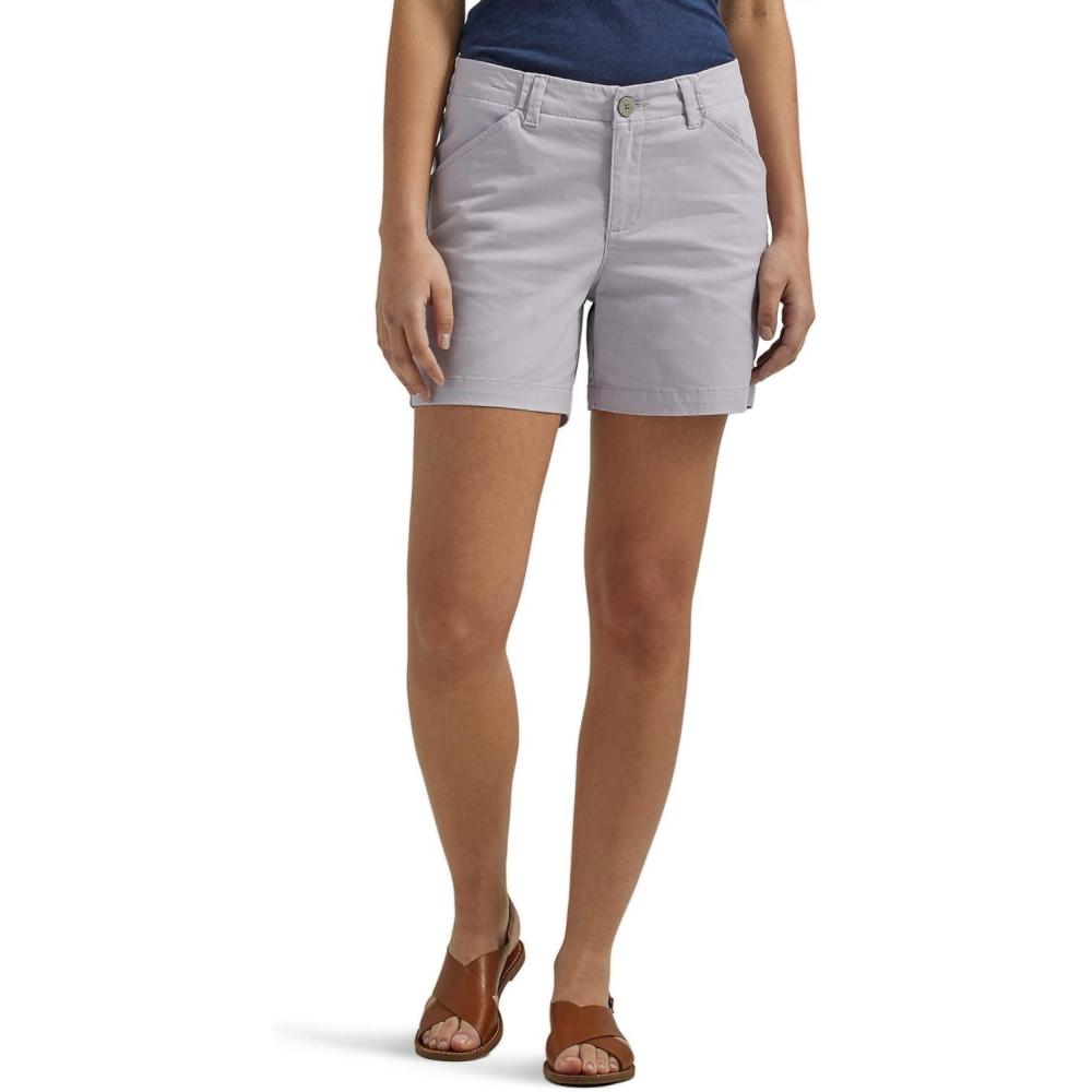 imageLee Womens Legendary 5quot Chino ShortDeep Fog