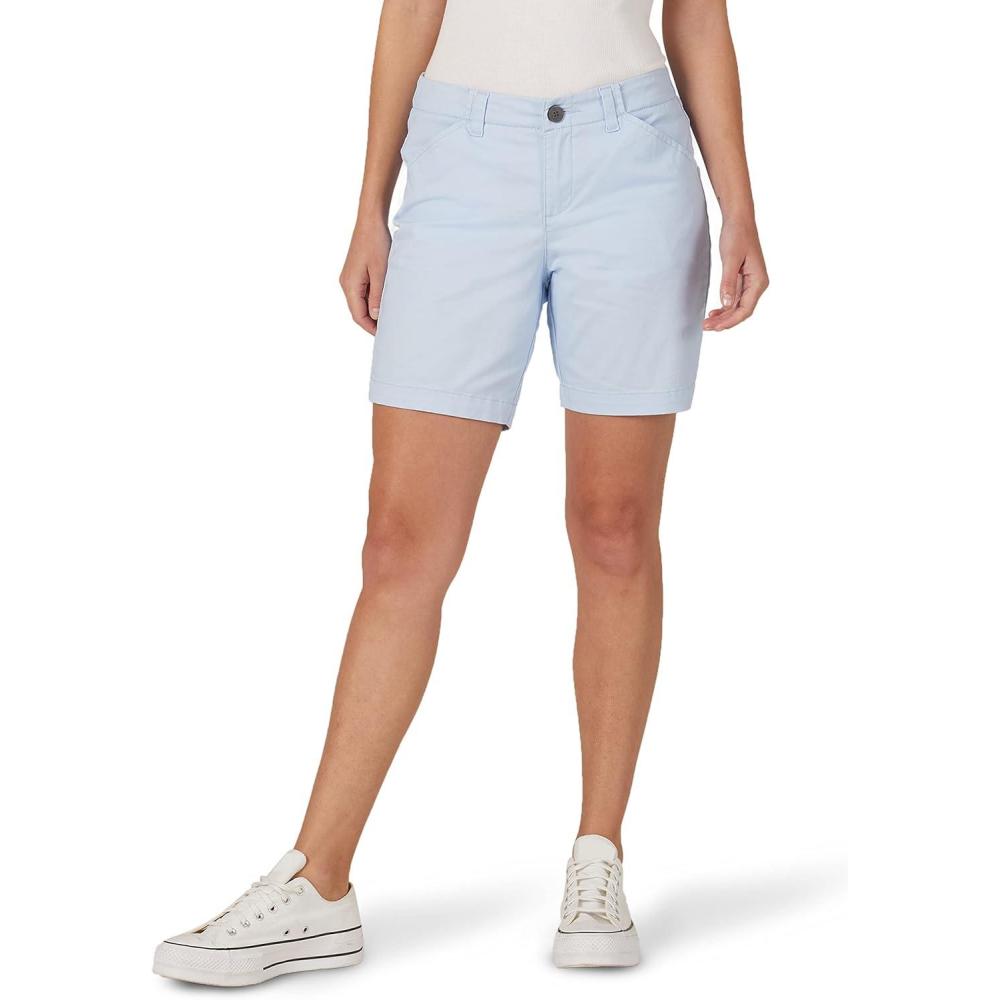 imageLee Womens Legendary 7quot Chino WalkshortBlue Sky