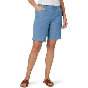 Lee Women’s Legendary 9″ Chino Bermuda Short(Medium Chambray)