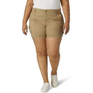 Lee Womens Ultra Lux Comfort with Flex-to-go Cargo Short(Oscar Khaki)