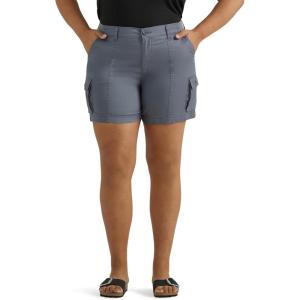 Lee Womens Ultra Lux Comfort with Flex-to-go Cargo Short(Tech Gray)