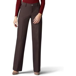 Lee Women’s Ultra Lux Comfort with Flex Motion Trouser Pant(Roasted Chestnut)