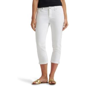 Lee Women’s Legendary Straight Capri Jean(Bright White)