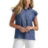 imageLee Womens Legendary Flutter Sleeve ShirtWeekend Cabin