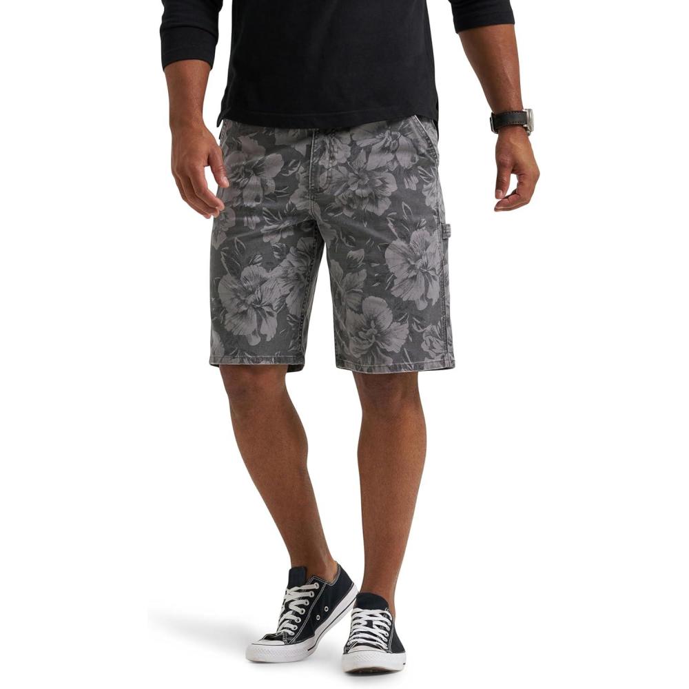 imageLee Mens Legendary Workwear Carpenter ShortStatic Gray Floral
