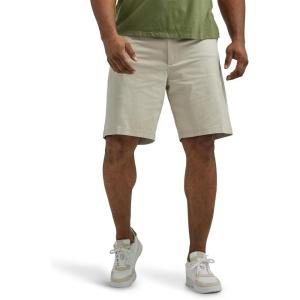 Lee Men’s Big & Tall Extreme Motion Flat Front Short(Stone)