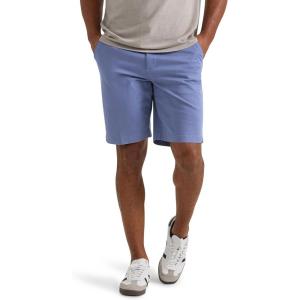 Lee Men’s Big & Tall Extreme Motion Flat Front Short(Surf Blue)