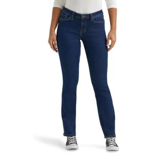 Lee Women’s Legendary Mid Rise Straight Leg Jean(Dark Secret)