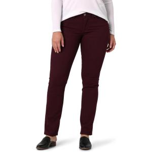 Lee Women’s Legendary Mid Rise Straight Leg Jean(Winetasting)
