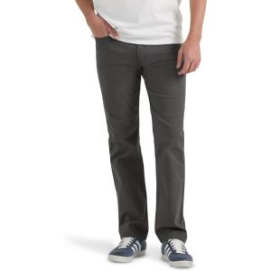 Lee Men’s Extreme Motion Regular Straight Jean(Static Gray (Twill))