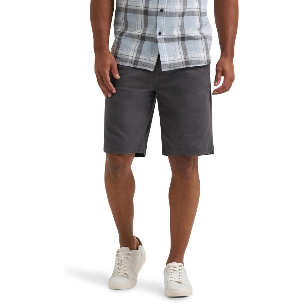 imageLee Mens Extreme Motion Flat Front Short Anthracite 36