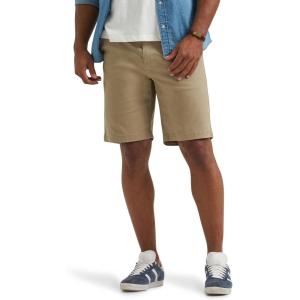 Lee Men’s Extreme Motion Flat Front Short, Kansas City Khaki, 36