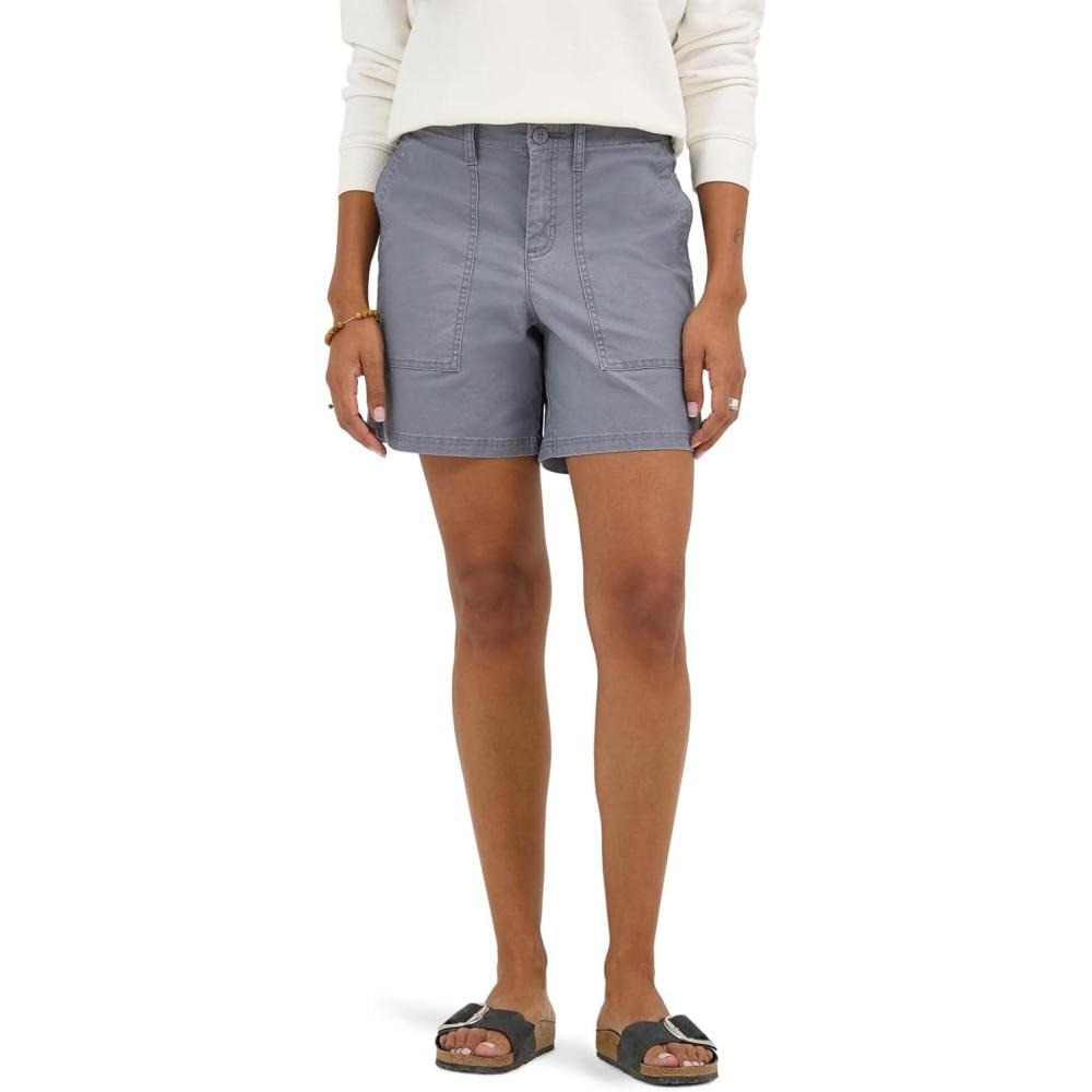 imageLee Womens Legendary 4 Utility ShortStormy Gray