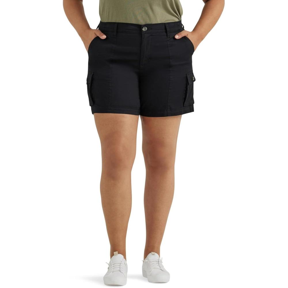 imageLee Womens Ultra Lux Comfort with Flextogo Cargo ShortUnionall Black