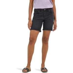 Lee Women’s Legendary 7″ Side Slit Denim Short(Dark Tale)