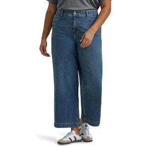 Lee Women’s Plus Size Legendary 26″ Wide Leg Crop Jean(Eat It Up)