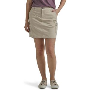 Lee Women’s Ultra Lux Comfort with Flex-to-go Cargo Skort(Pioneer Beige)