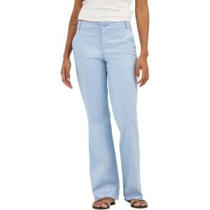 Lee Women’s Wrinkle Free Mid Rise Bootcut Pant(Shy Blue)