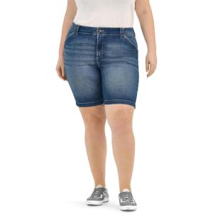 Lee Women’s Plus Size Legendary 9″ Chino Bermuda Short(Expedition)