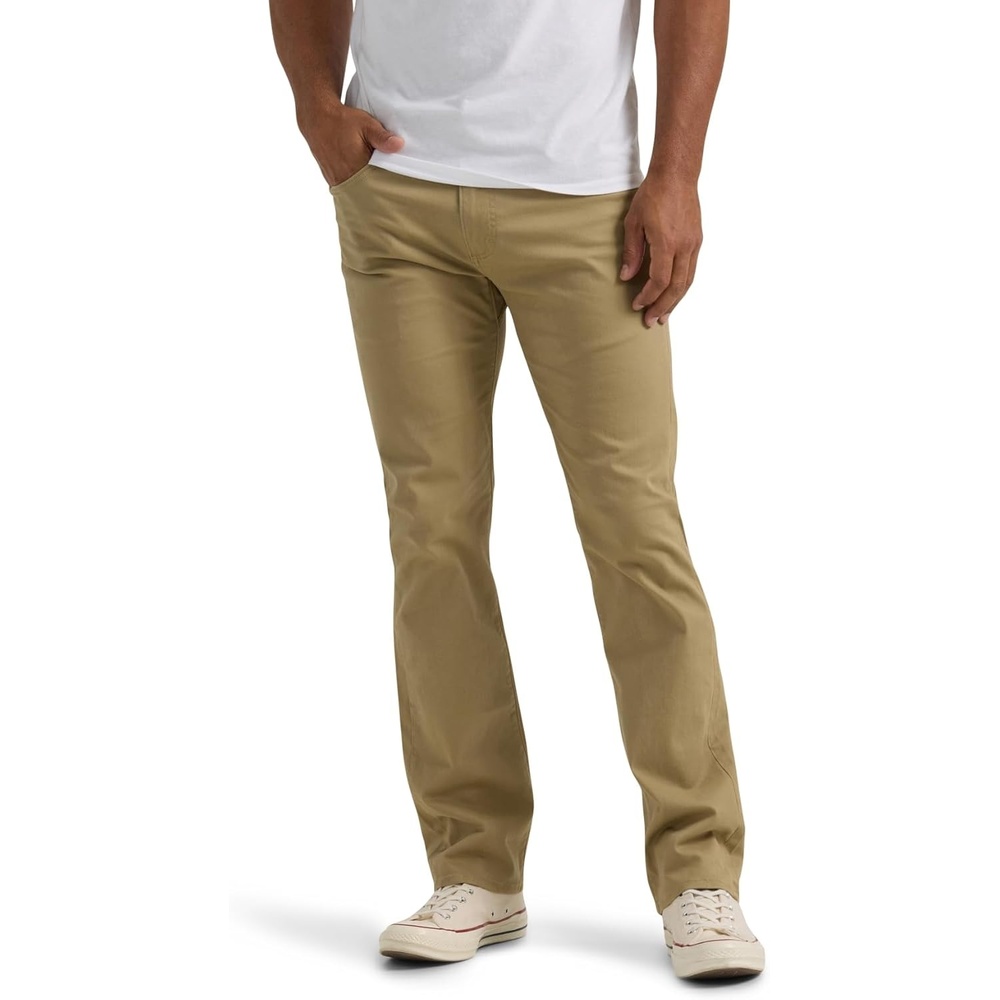 image:imageMens Extreme Motion Slim Straight Leg Jean 2015437Kansas City Khaki Twill
