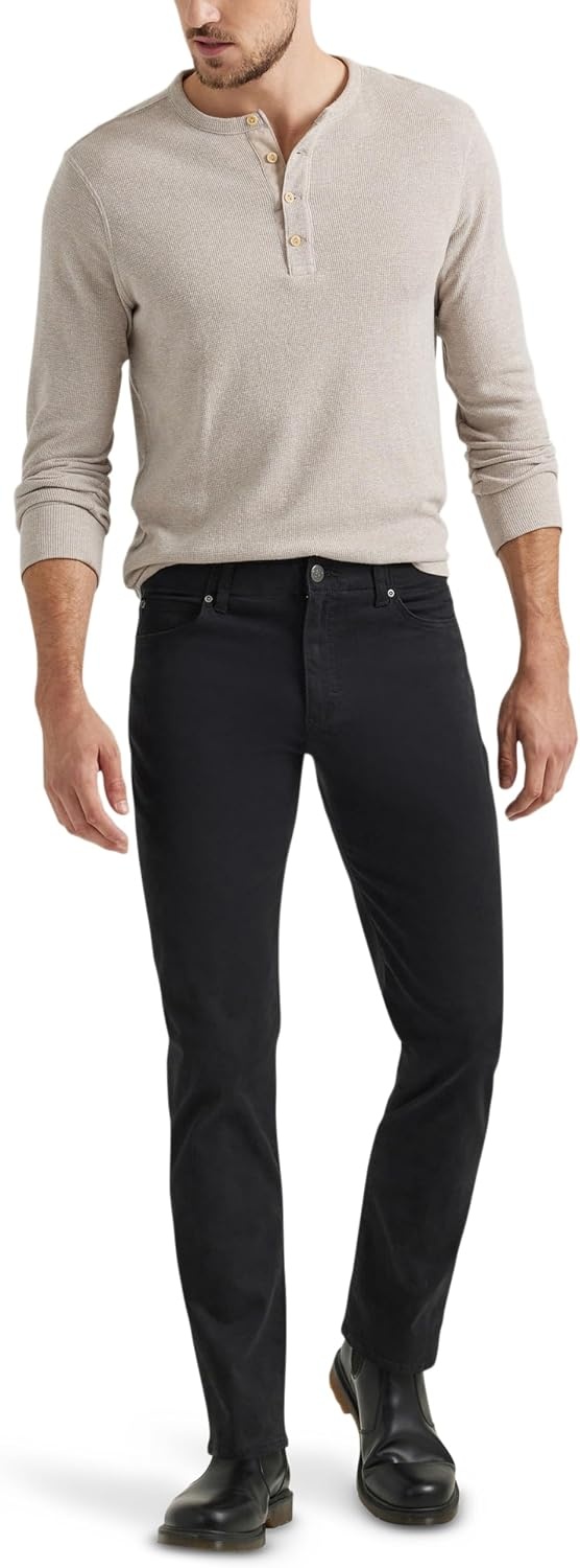 image:imageLee Mens Extreme Motion Straight Taper JeanBlack