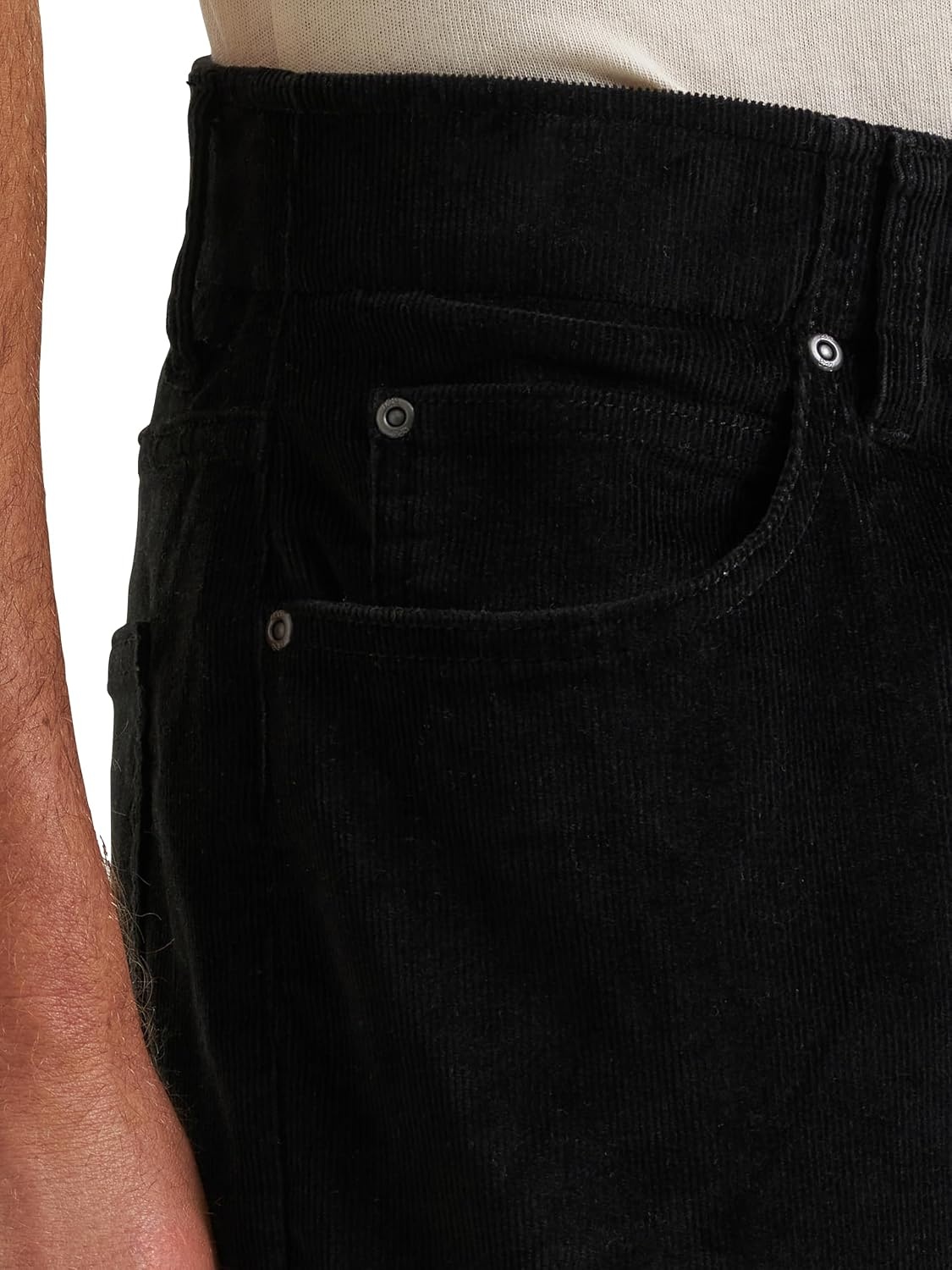 image:imageLee Mens Extreme Motion Straight Taper JeanBlack Corduroy