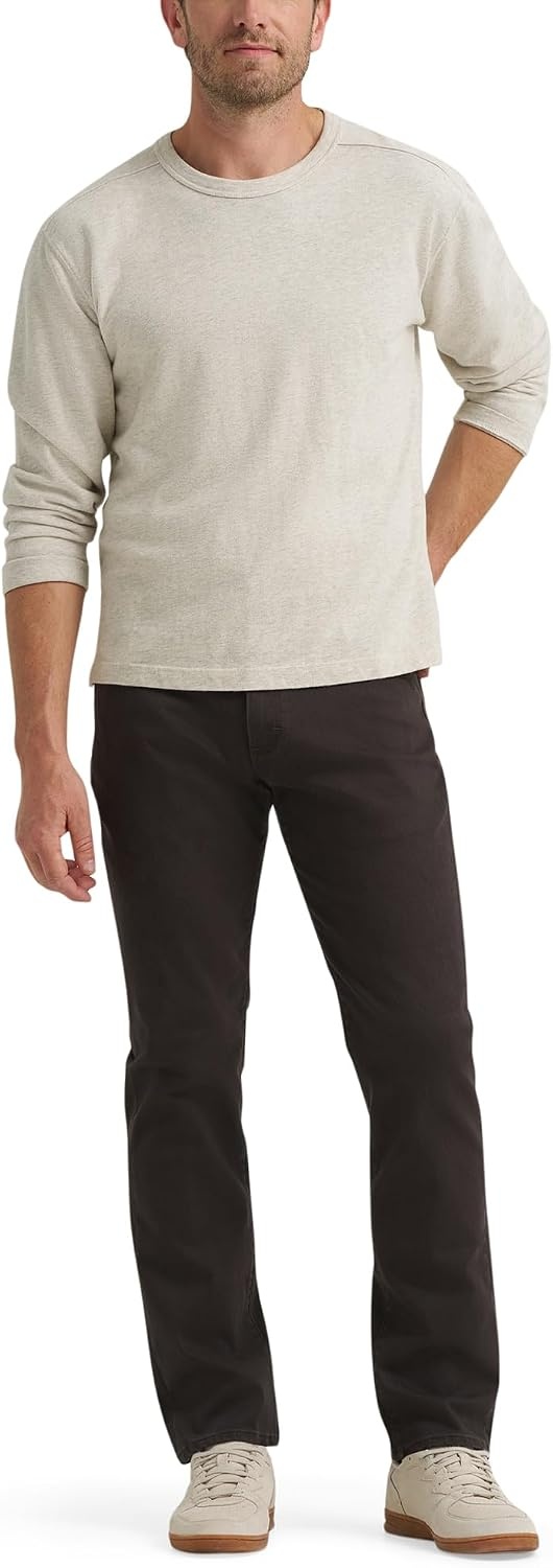 image:imageLee Mens Extreme Motion Straight Taper JeanChocolate Torte