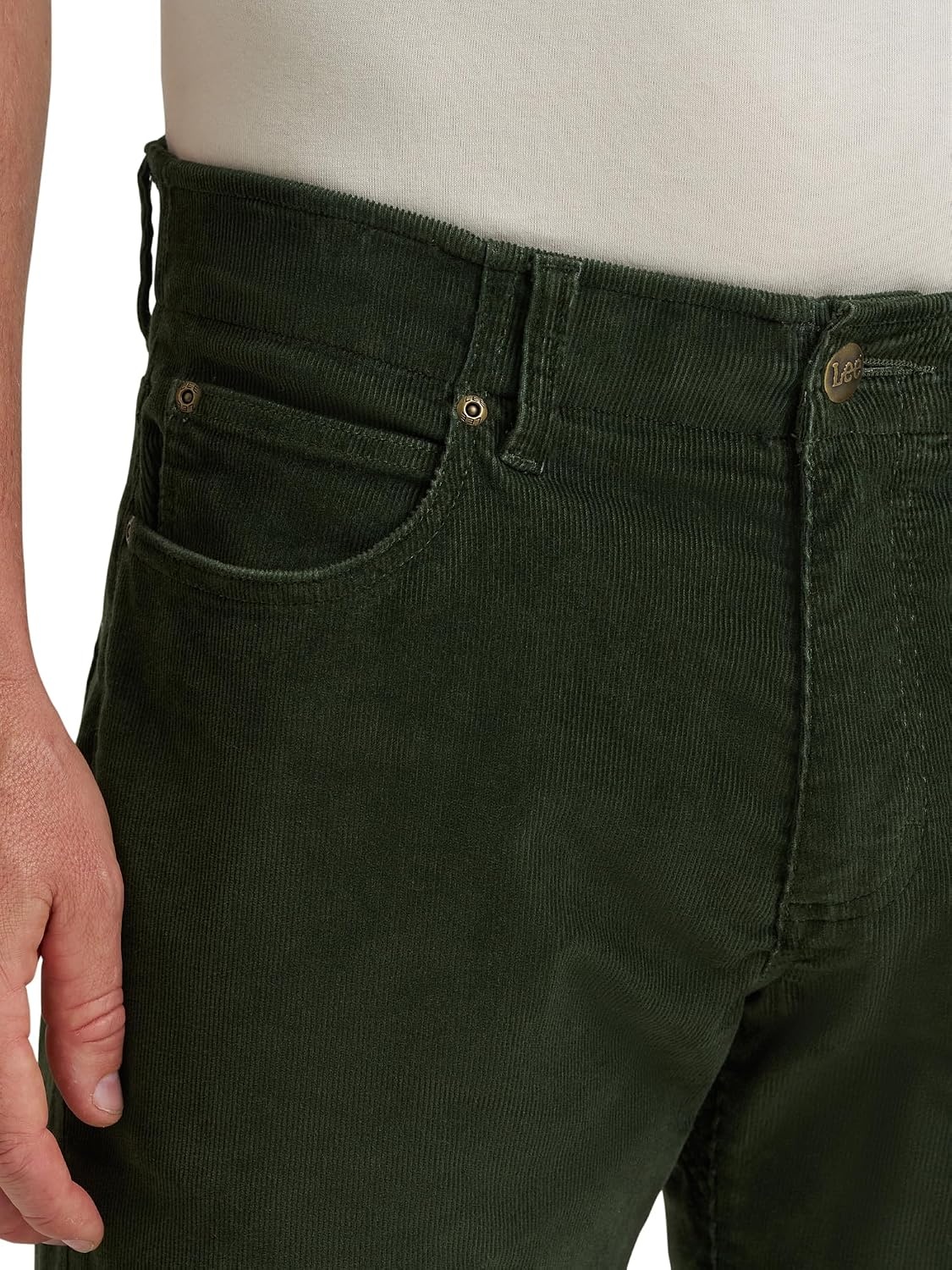 image:imageLee Mens Extreme Motion Straight Taper JeanDeep Depths Corduroy