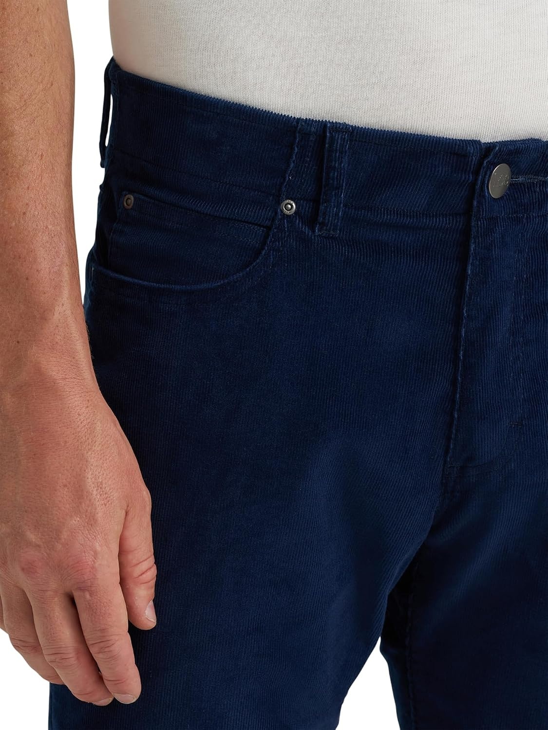 image:imageLee Mens Extreme Motion Straight Taper JeanDress Blues Corduroy