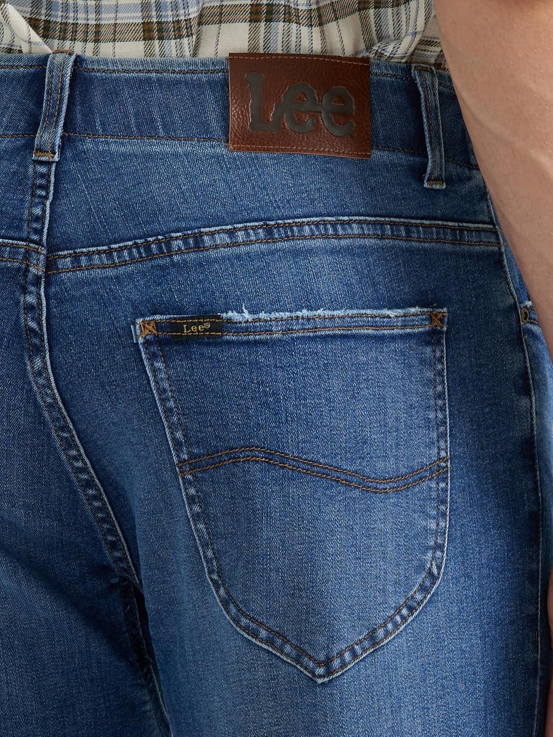 image:imageLee Mens Extreme Motion Straight Taper JeanGalilean Blue