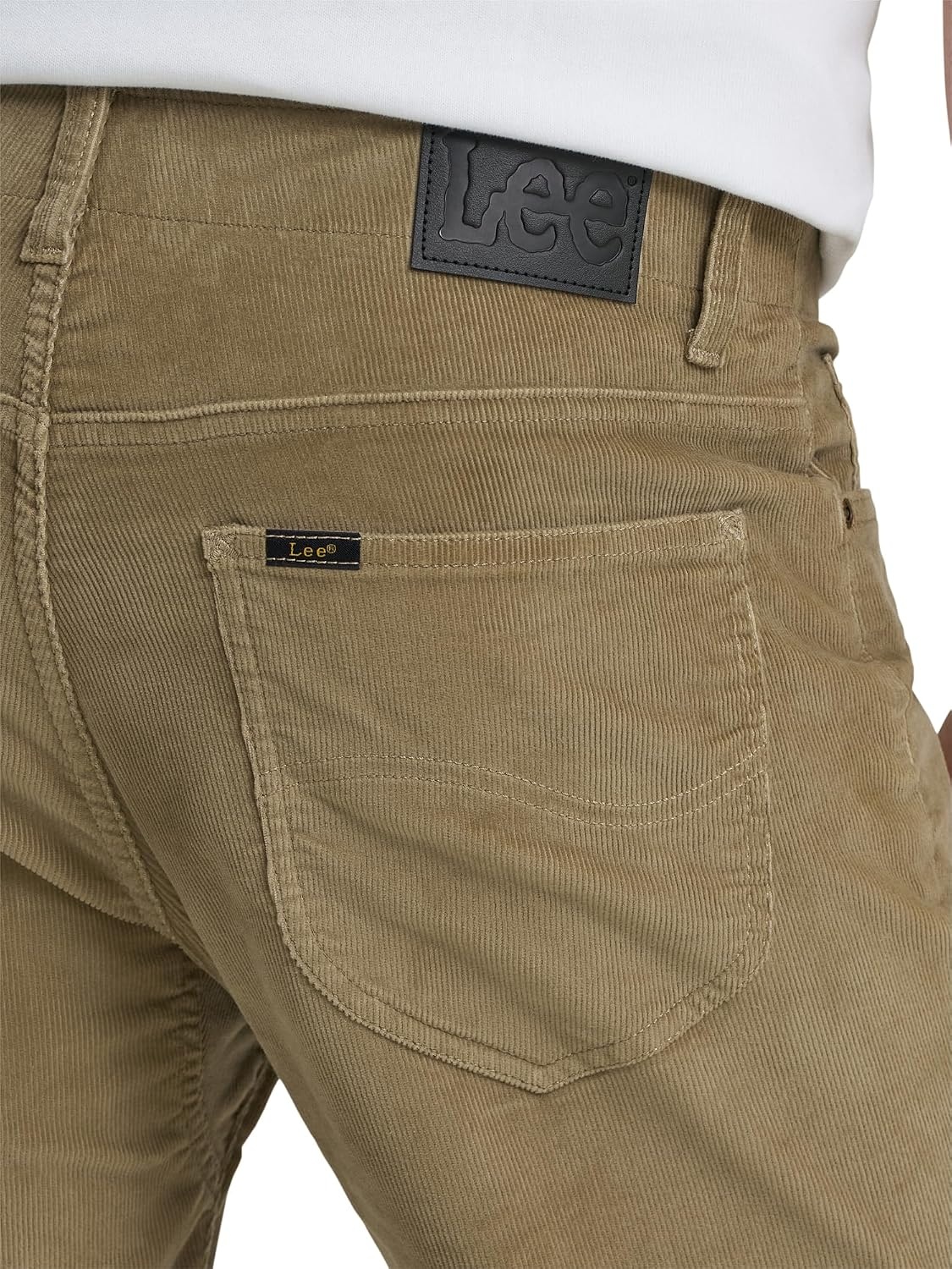 image:imageLee Mens Extreme Motion Straight Taper JeanKhaki Corduroy