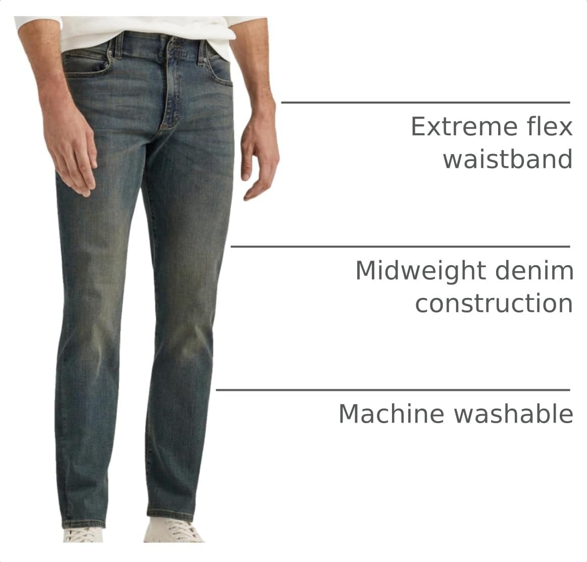 image:imageLee Mens Extreme Motion Straight Taper JeanMaverick