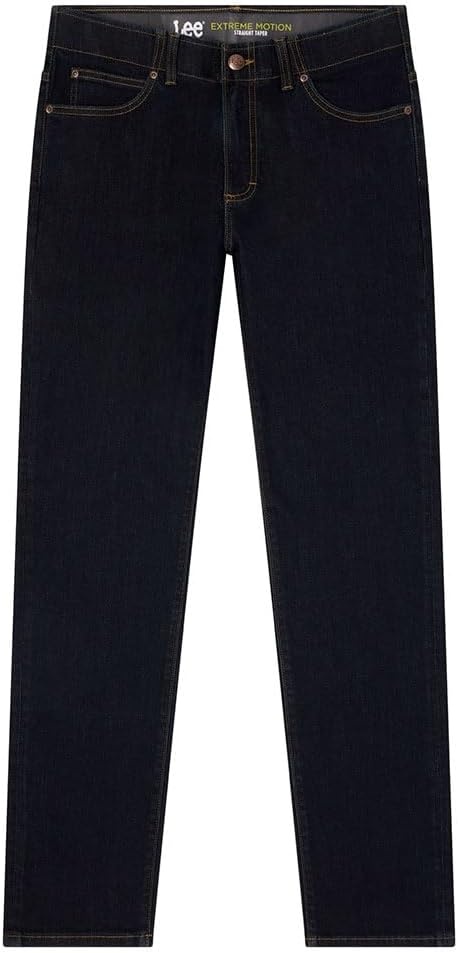 image:imageLee Mens Extreme Motion Straight Taper JeanNew Rinse
