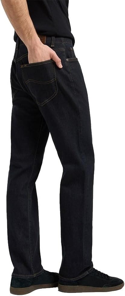 image:imageLee Mens Extreme Motion Straight Taper JeanNew Rinse