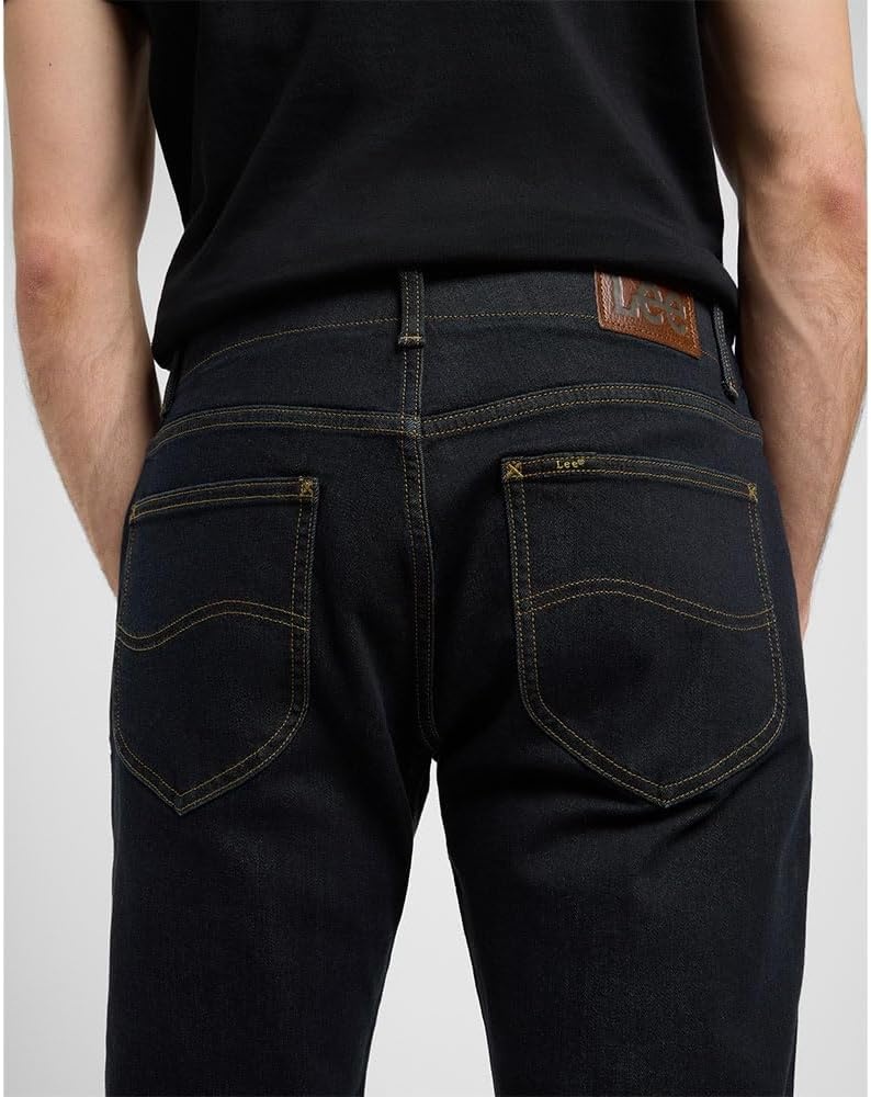 image:imageLee Mens Extreme Motion Straight Taper JeanNew Rinse