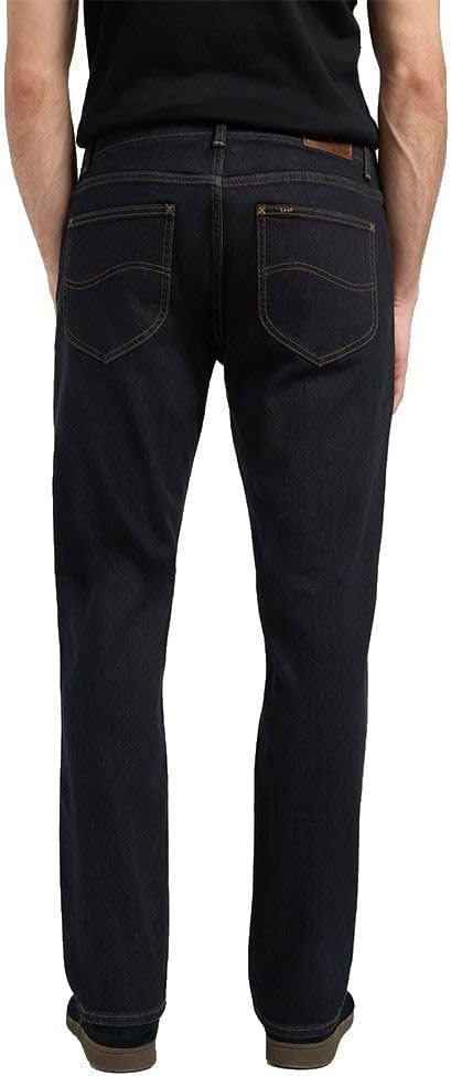 image:imageLee Mens Extreme Motion Straight Taper JeanNew Rinse